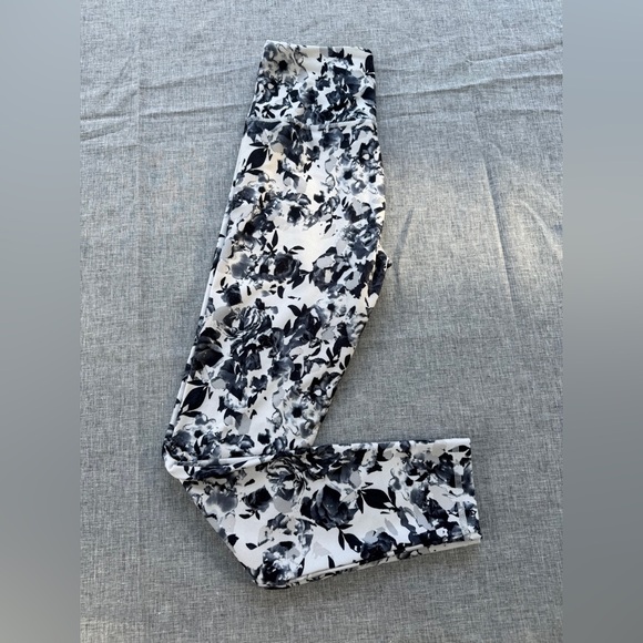 Balance Collection Pants - Balance Collection Floral Black and White Leggings